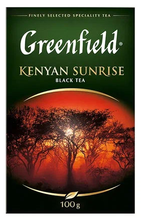 Чай черный Greenfield Kenyan Sunrise листовой, 100 г