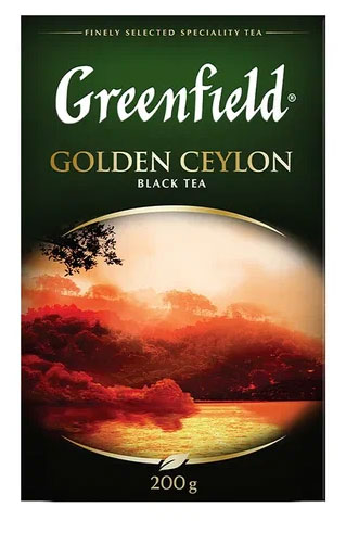 Чай черный Greenfield Golden Ceylon листовой, 200 г