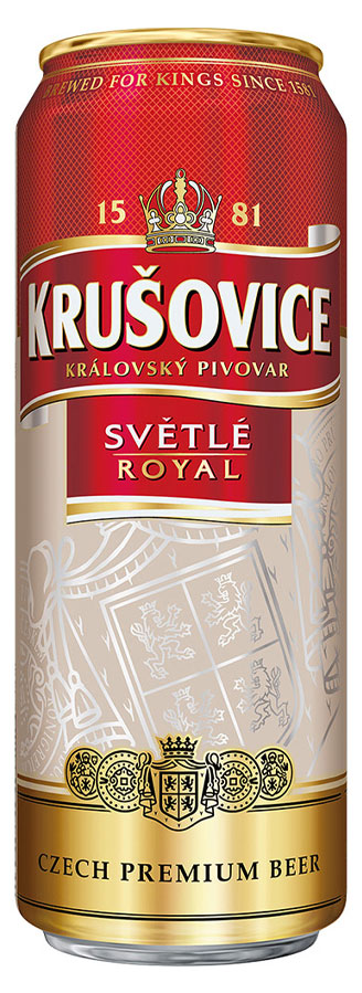 

Пиво Krusovice Royal светлое фильтрованное 4,2%, 430 мл