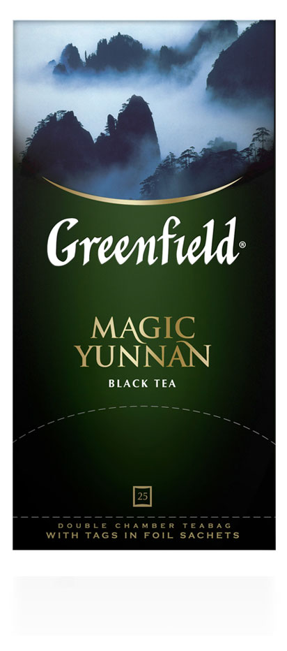 Greenfield | Чай черный Greenfield Magic Yunnan в пакетиках, 25х2 г