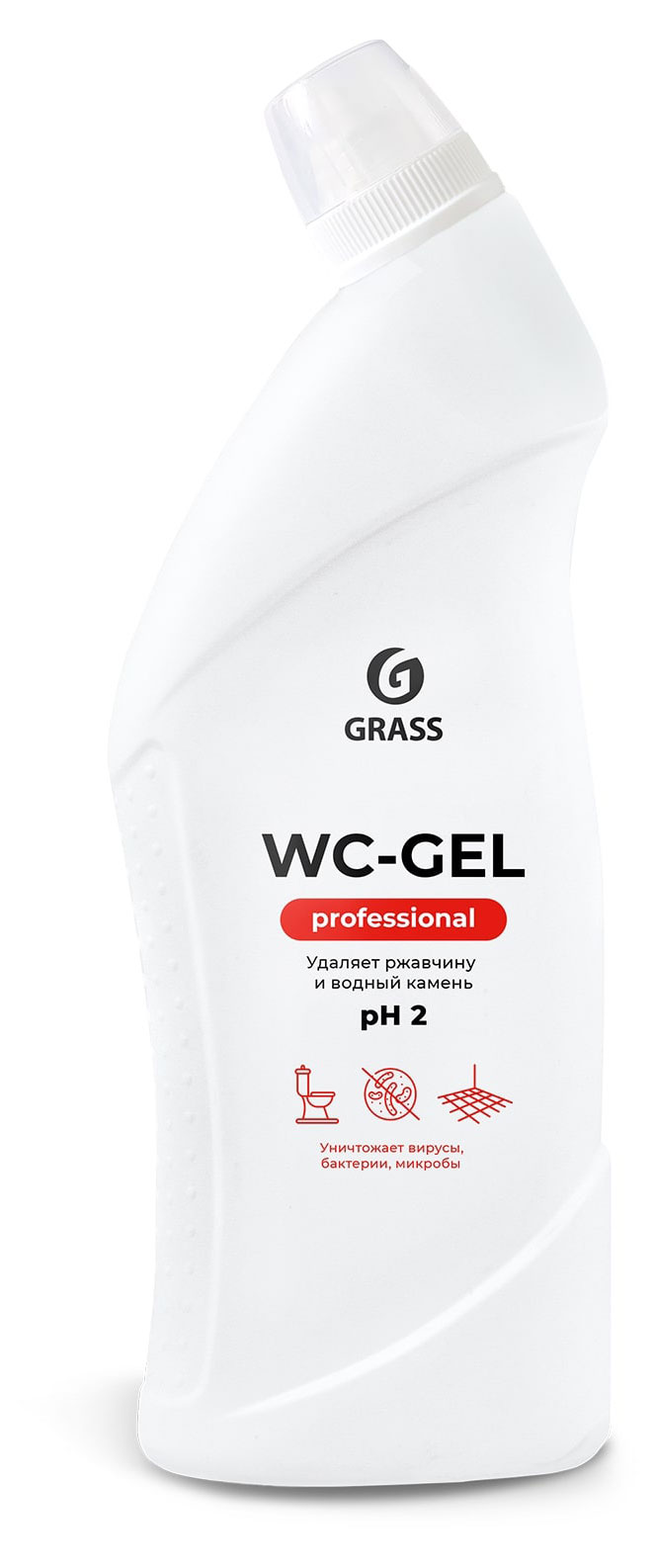 

Чистящее средство для сантехники Grass WC-gel Professional от ржавчины, 750 мл