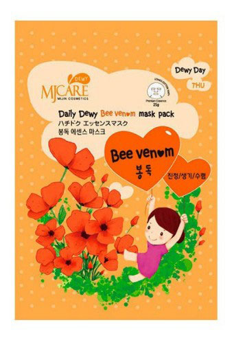 Тканевая маска для лица с пчелиным ядом Mijin Care Daily Dew, 25 г