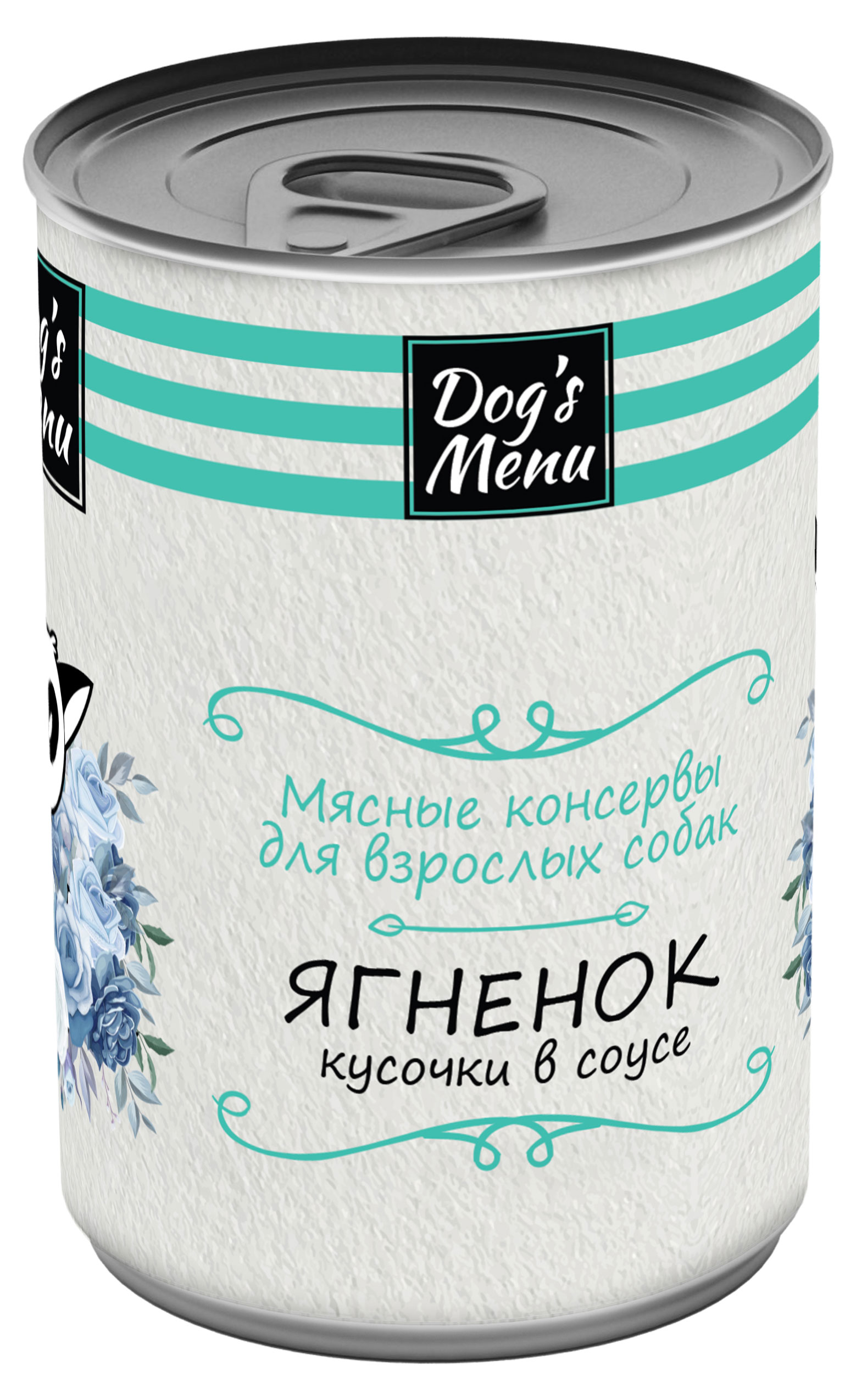 

Консервы для взрослых собак Dog`s Menu с ягненком кусочки в соусе, 340 г