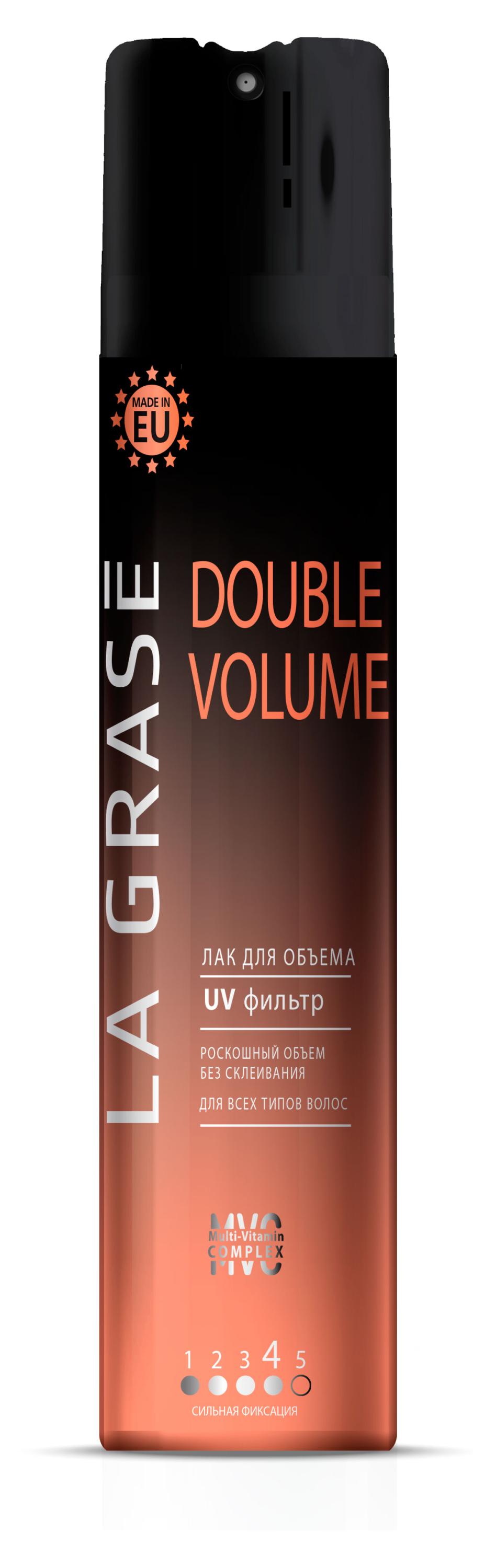 La Grase | Лак для волос La Grase Double Volume, 250 мл