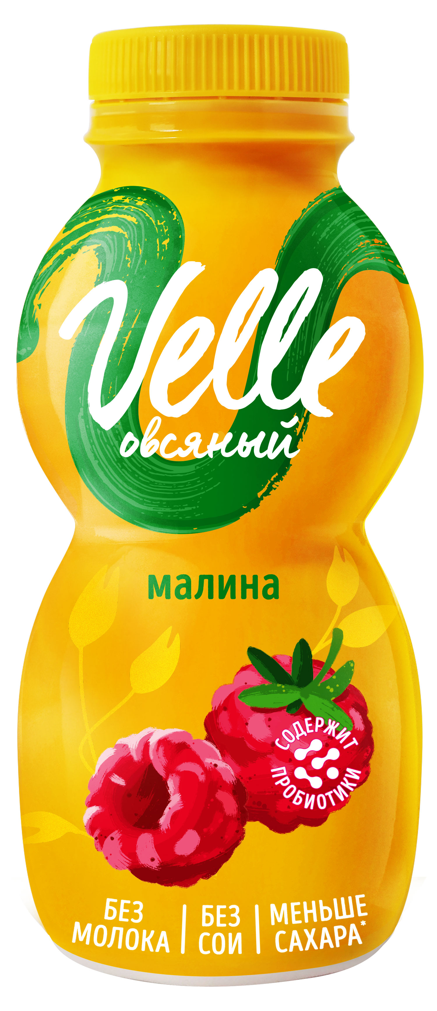 Velle | Продукт овсяный Velle питьевой ферментированный малина, 250 г