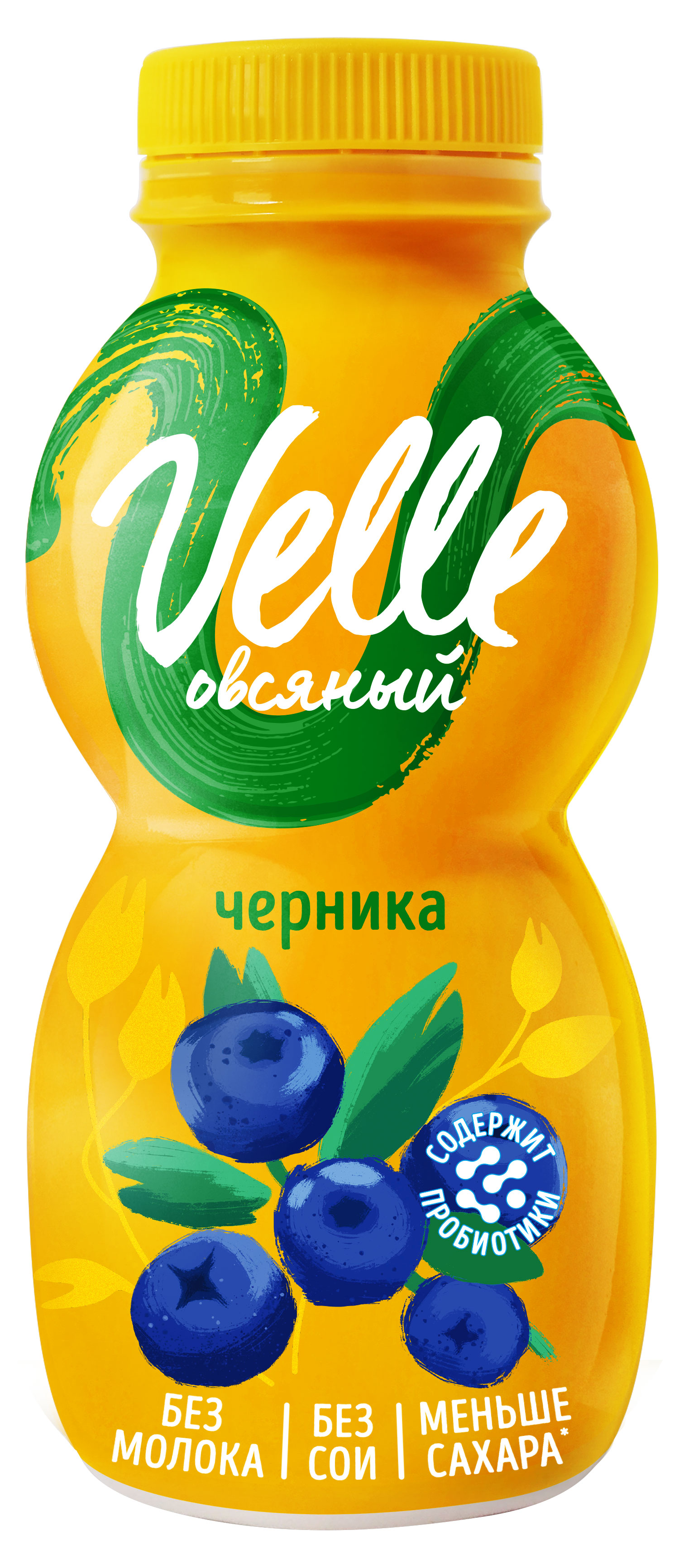 Продукт овсяный Velle питьевой ферментированный черника, 250 г