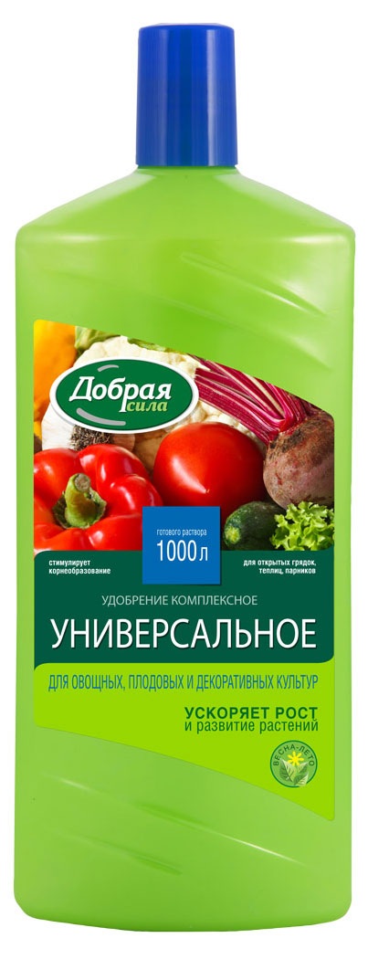 Жидкое органо-минеральное удобрение «Добрая сила» Универсальное, 1 л