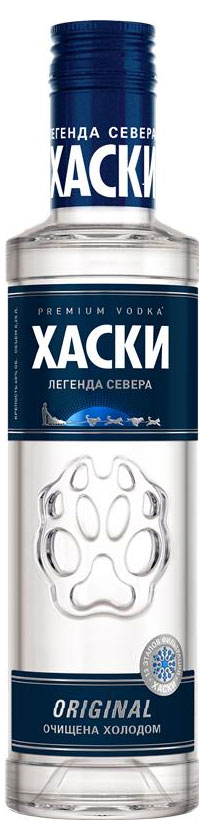 Водка Хаски Россия, 0,25 л