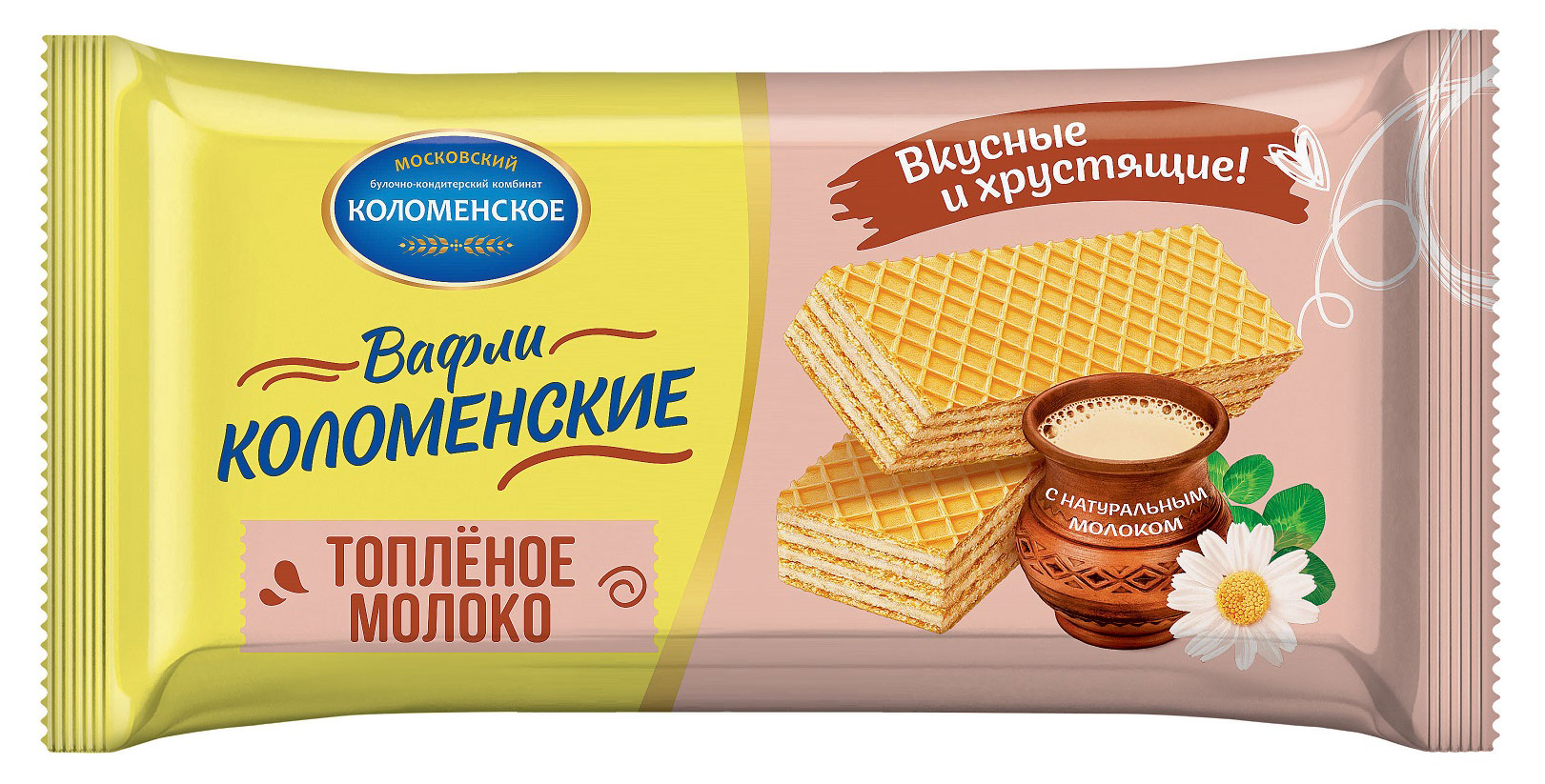 Вафли «Коломенское» Вкус Топленое молоко, 200 г