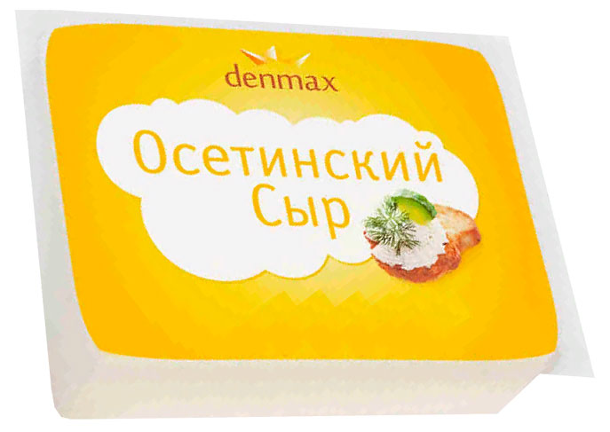 Сыр рассольный Denmax Осетинский 40% ЗМЖ, вес