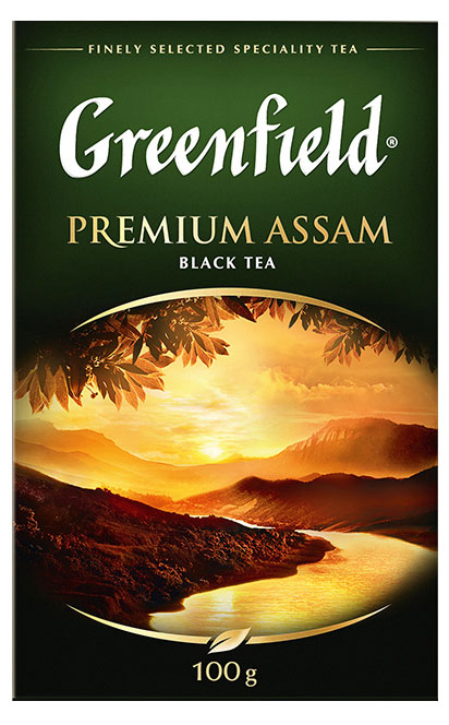 Greenfield | Чай черный Greenfield Premium Assam листовой, 100 г