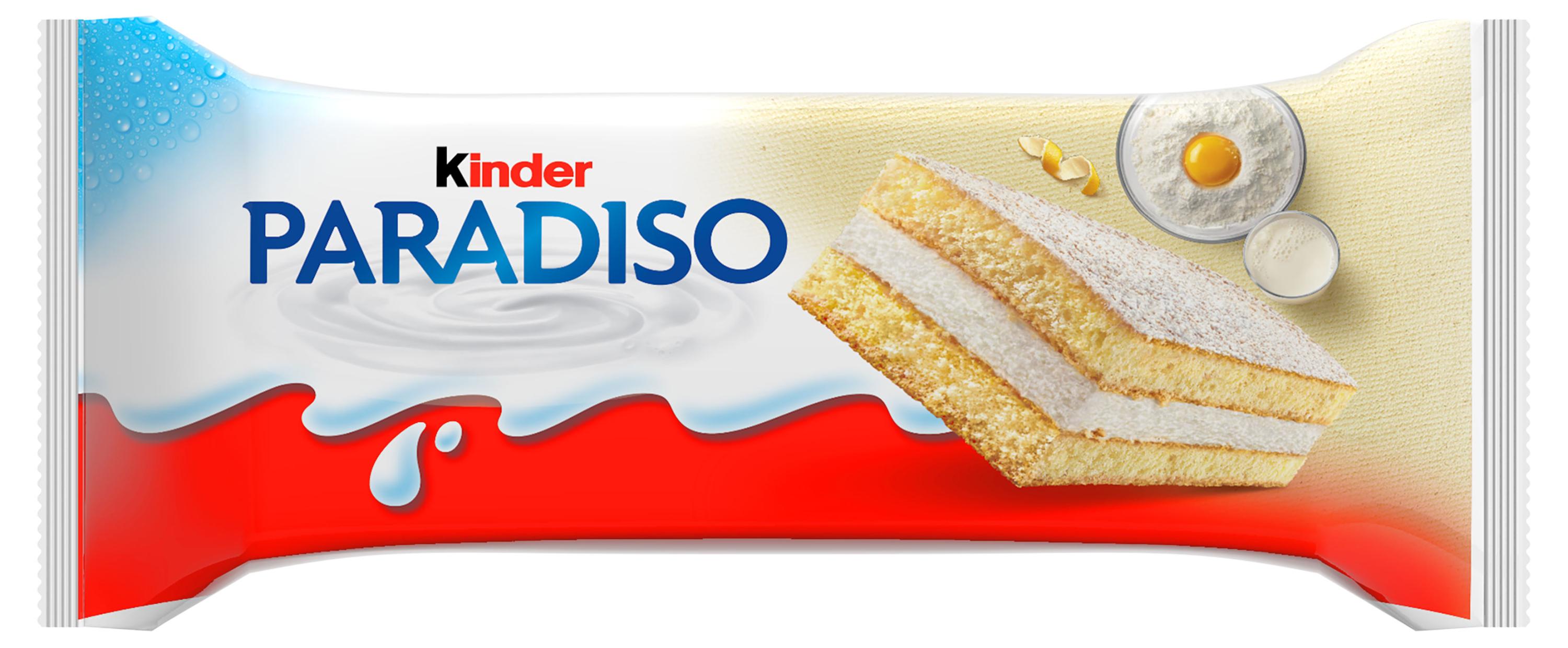 Kinder | Пирожное бисквитное Kinder Парадизо со вкусом лимона и нежной молочной начинкой, 31 г