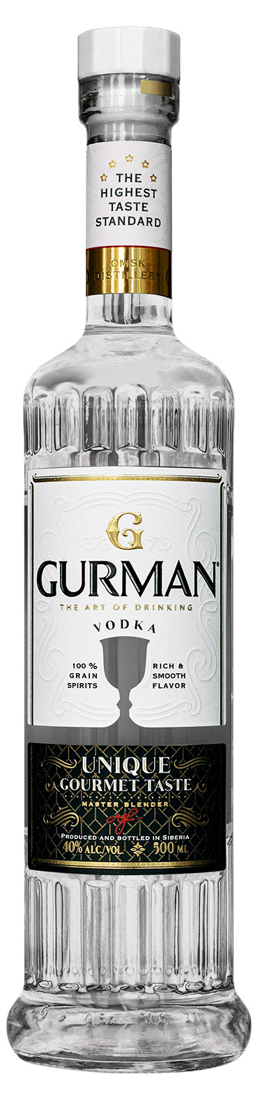 Gurman | Водка Gurman The Art Of Drinking Россия, 0, 5 л