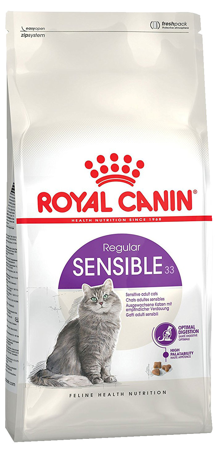 Сухой Сухой корм для кошек Royal Canin Sensible 33 с чувствительным пищеварением, 1,2 кг