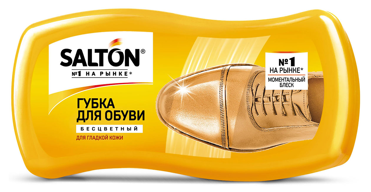 Губка-мини для гладкой кожи Salton Волна бесцветная