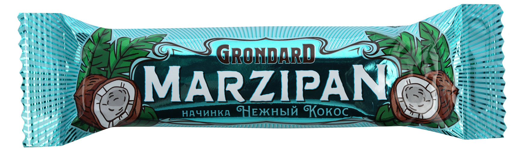 Батончик марципановый GRONDARD с кокосовой начинкой, 50 г