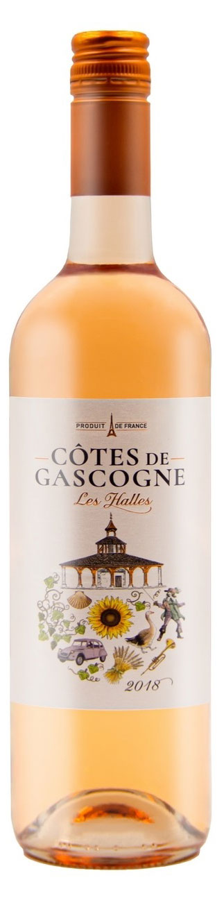 Cotes de Gascogne | Вино Cotes de Gascogne Rose розовое сухое Франция, 0,75 л