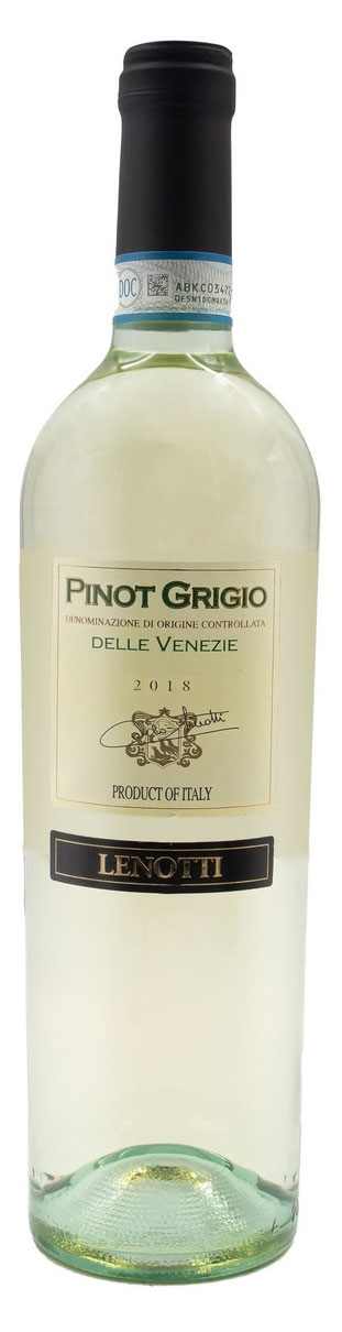 Вино Lenotti Pinot Grigio белое сухое Италия, 0,75 л