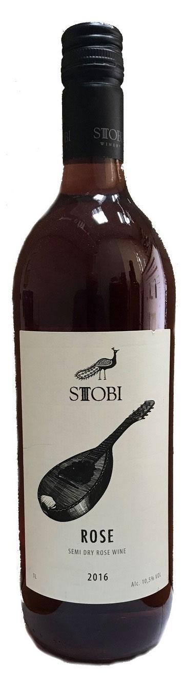 STOBI | Вино STOBI Rose розовое полусухое Македония, 1 л