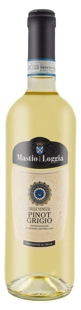 Вино Mastio della Loggia Pinot Grigio белое сухое Италия, 0,75 л