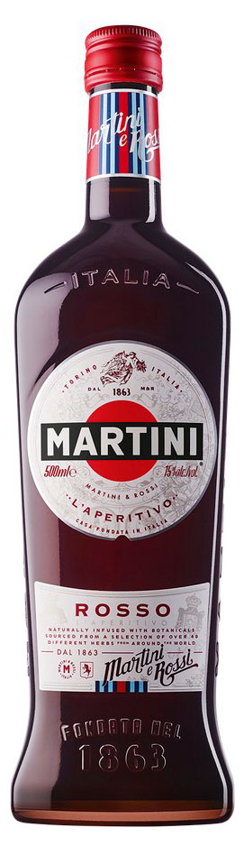 Вермут Martini Rosso красный сладкий Италия, 1 л