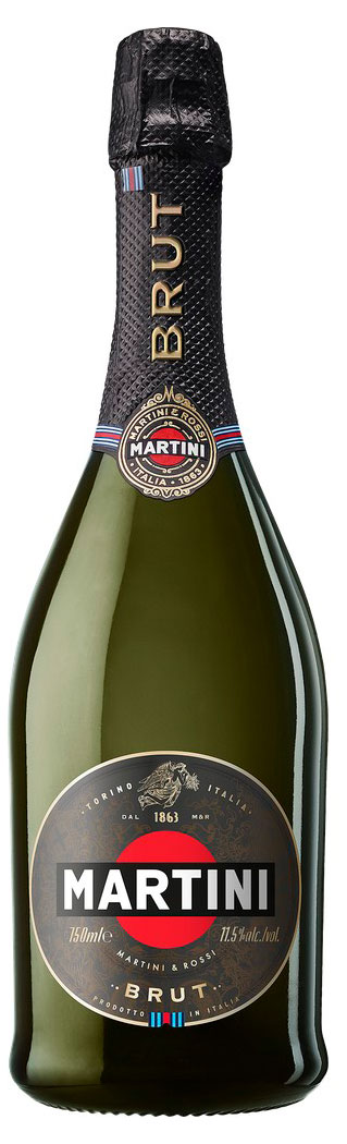 Игристое вино Martini Brut белое брют Италия, 0,75 л
