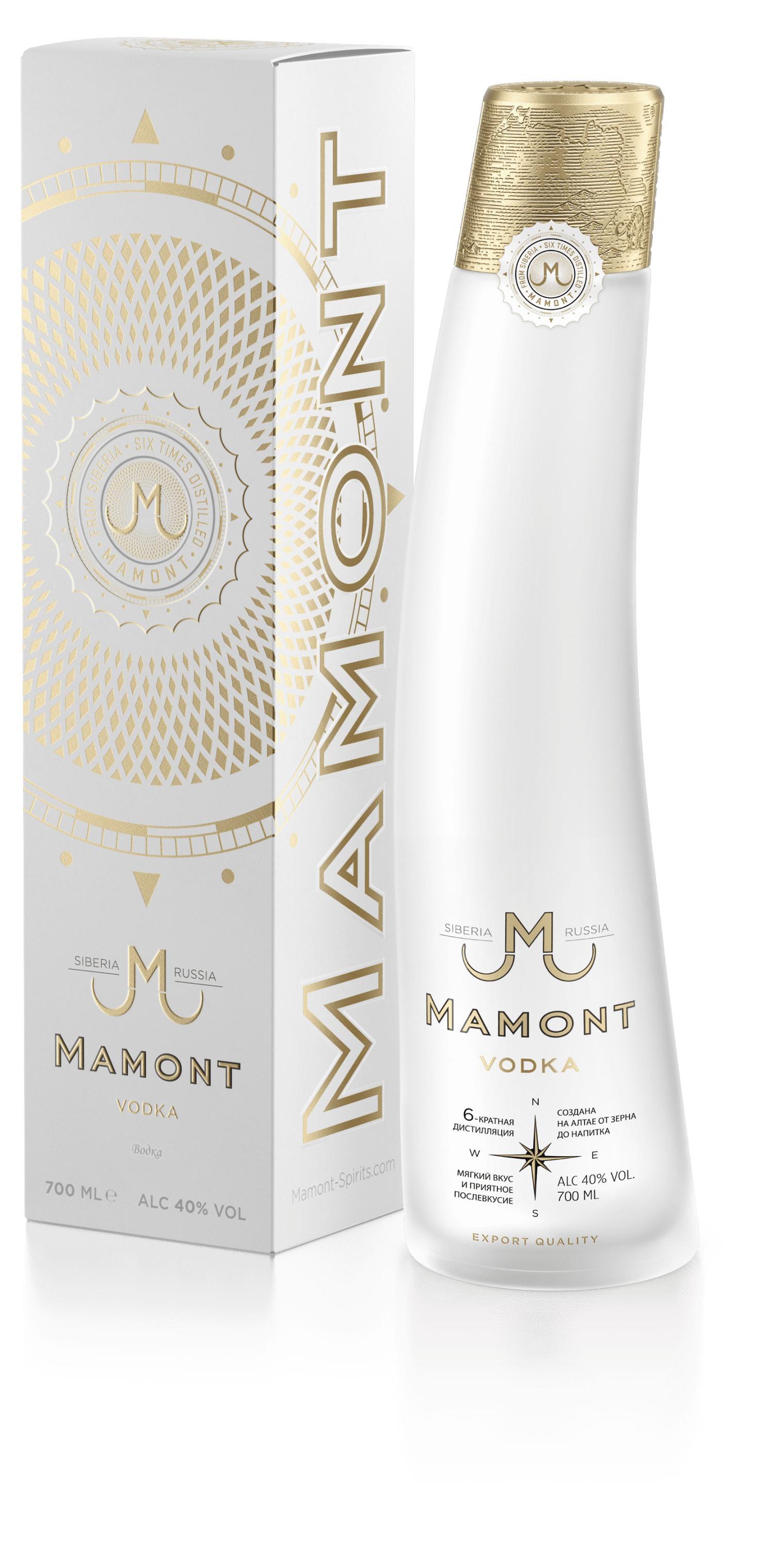 Mamont | Водка Mamont в подарочной коробке Россия, 0,7 л