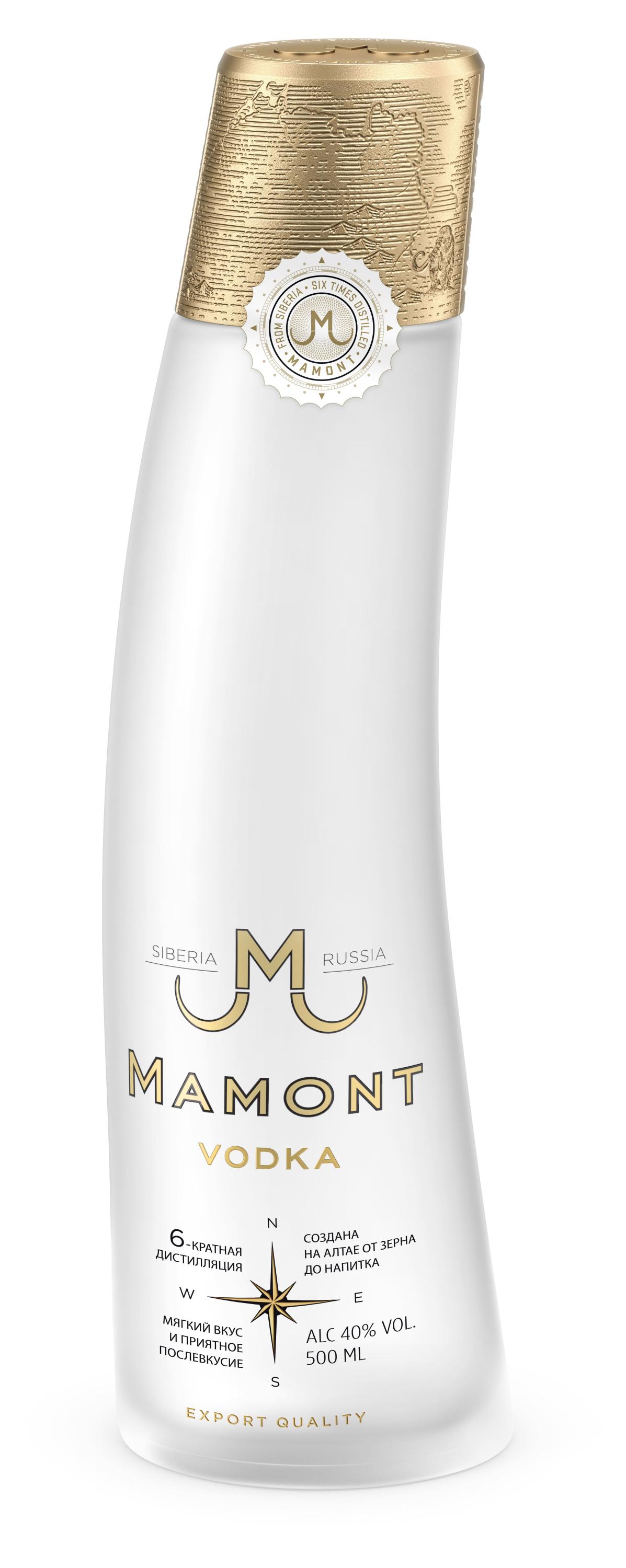 Mamont | Водка Mamont Россия, 0,5 л