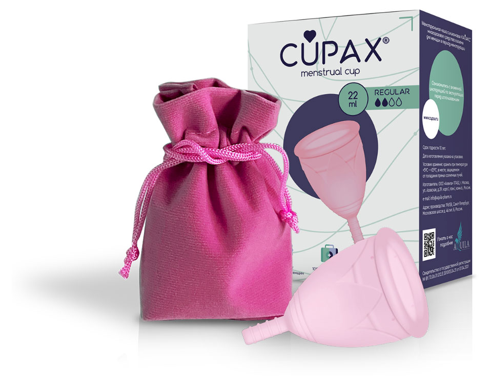 Cupax | Чаша гигиеническая Cupax regular розовая