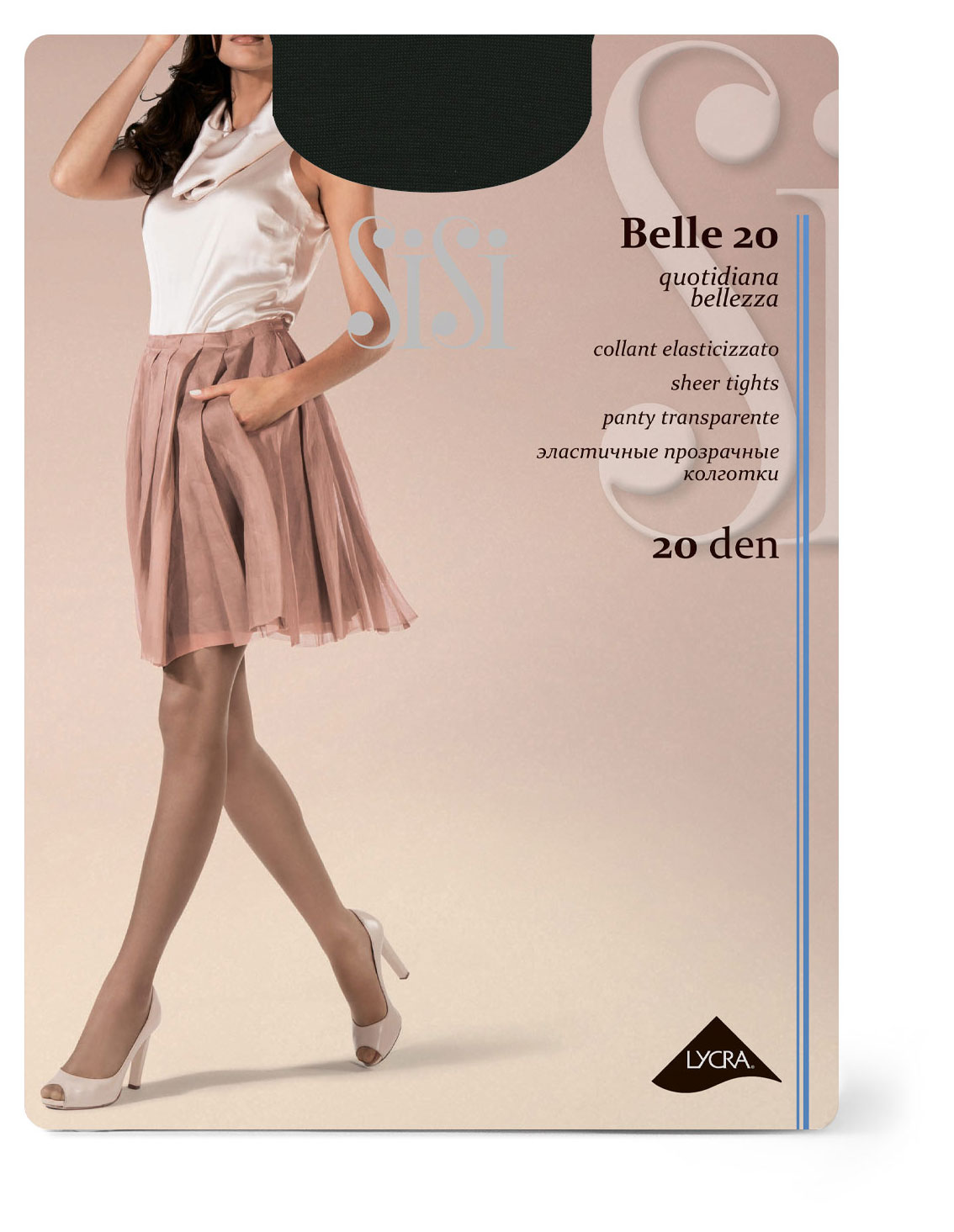 Колготки Sisi Belle 20 den Nero, р. 3