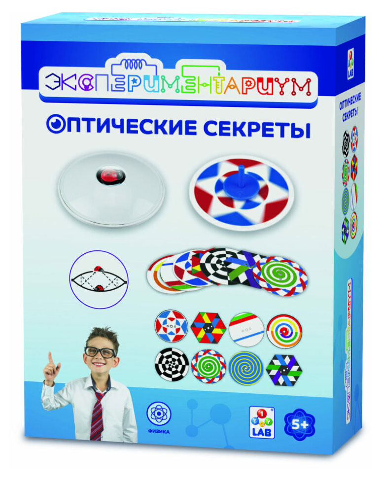 Игровой набор 1TOY LAB Экспериментариум Оптические секреты