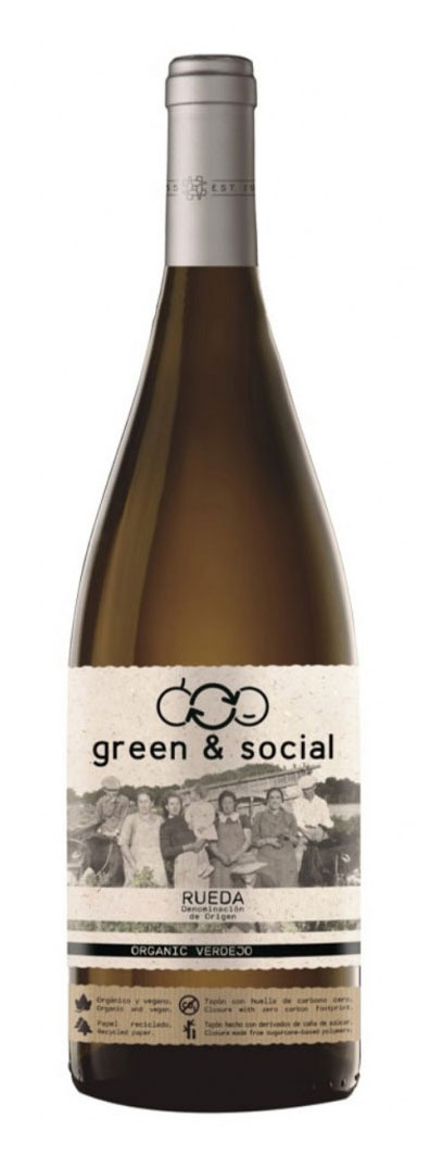 Вино Green&Social Verdejo DO белое сухое Испания, 0,75 л