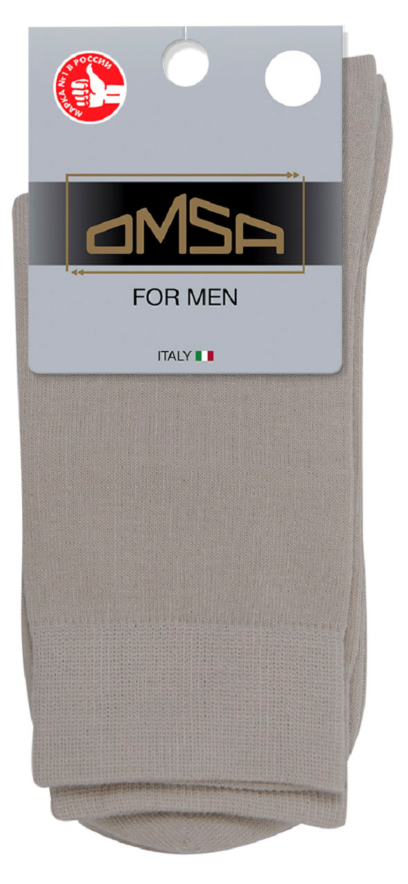 Носки мужские OMSA for MEN 401 Grigio Chiaro, размер 45-47