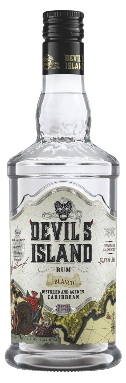 Ром Devil's Island Blanco Россия, 0,5 л