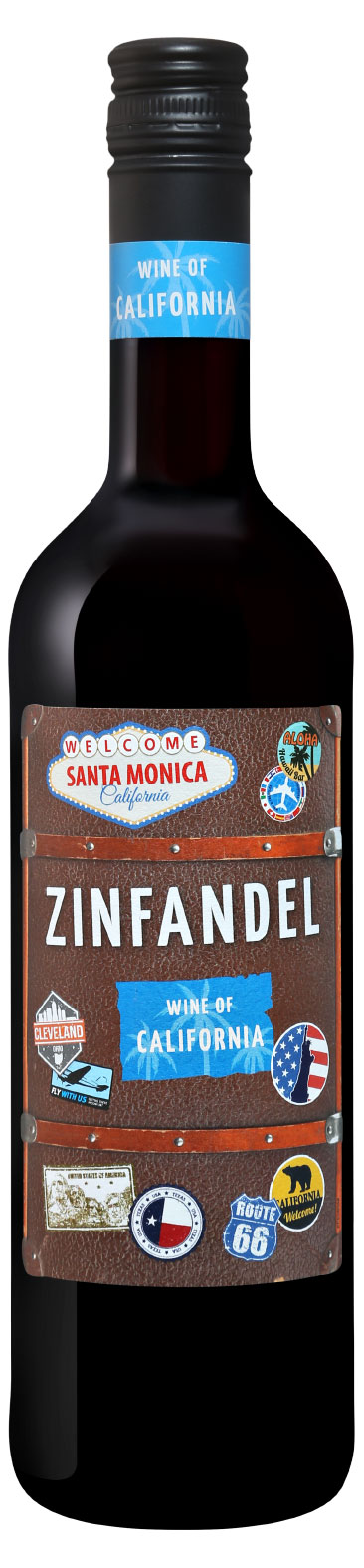 Вино Santa Monica Zinfandel красное сухое США, 0,75 л