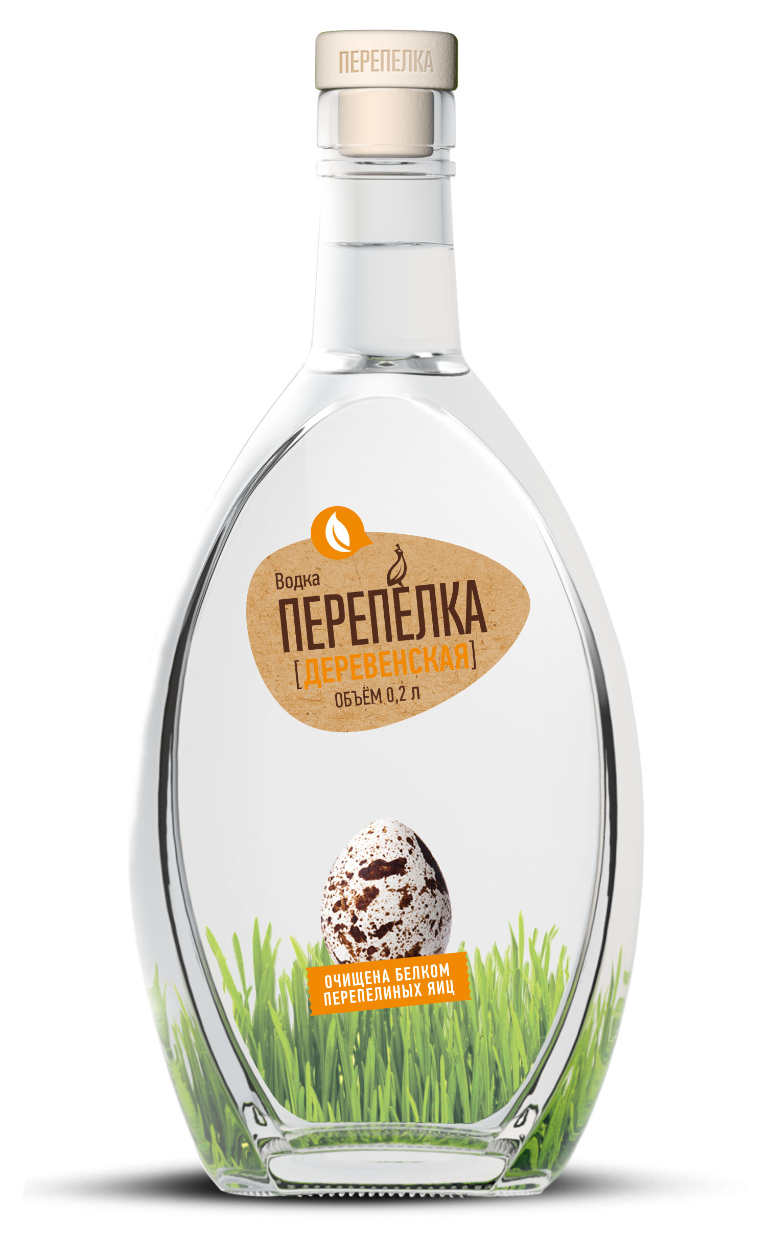 Водка «Перепелка» Деревенская Беларусь, 0,2 л