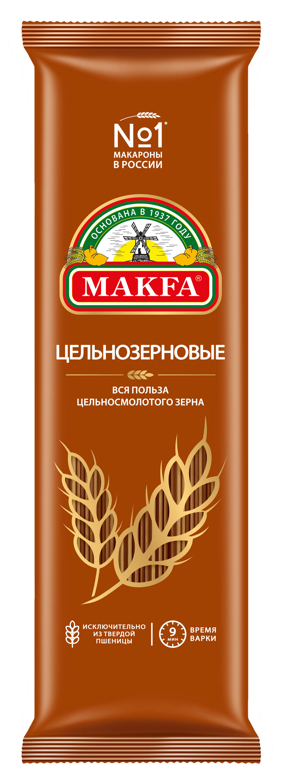 Спагетти Makfa цельнозерновые, 500 г