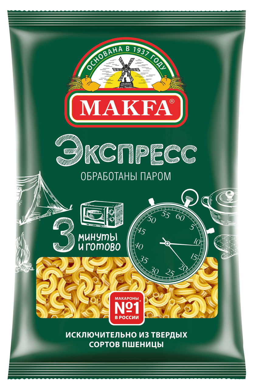 Макаронные изделия Makfa Рожки экспресс, 400 г