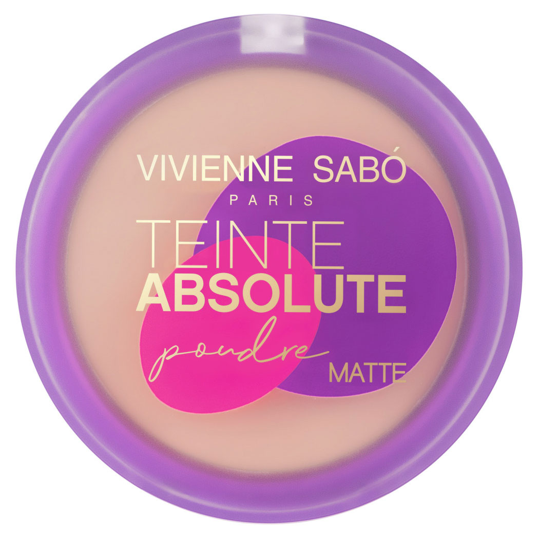 Пудра Vivienne Sabo Teinte Absolute matte для проблемной кожи тон 04 серо-бежевый, 6 г