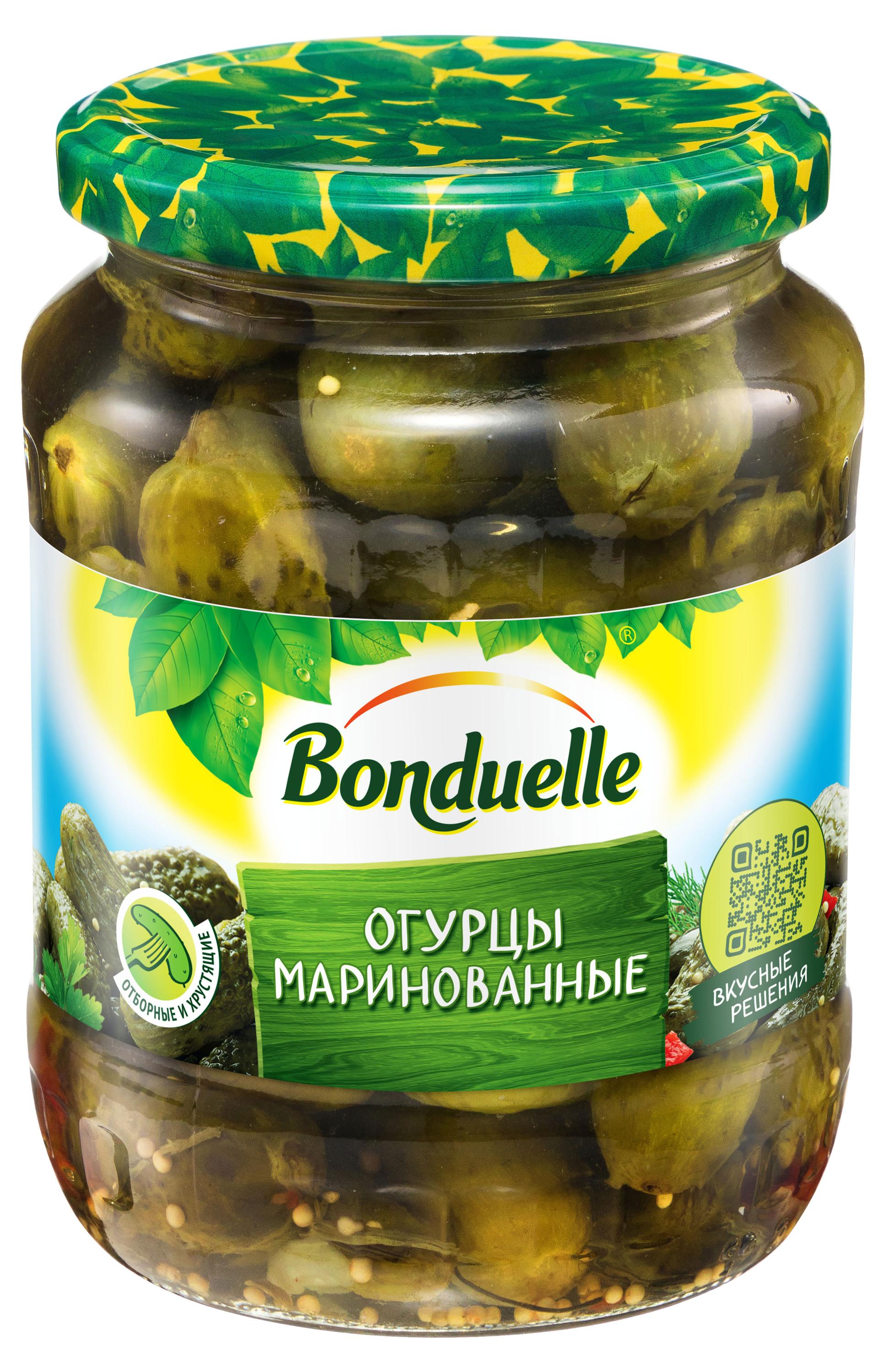 Огурцы BONDUELLE маринованные, 680 г