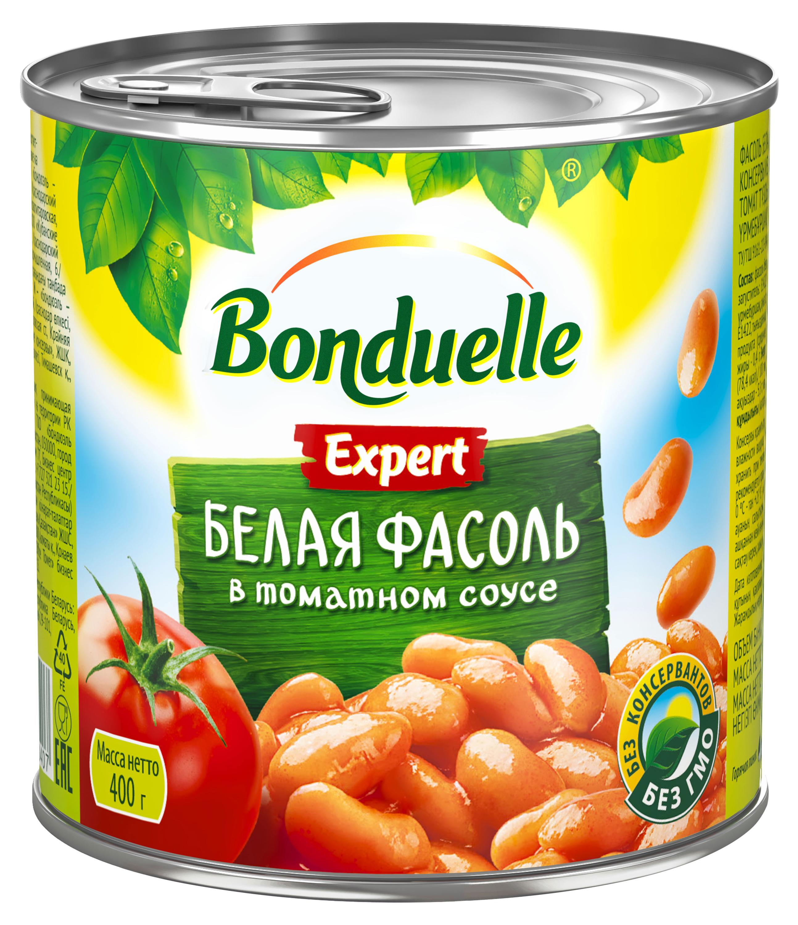 Фасоль белая BONDUELLE в томатном соусе, 400 г