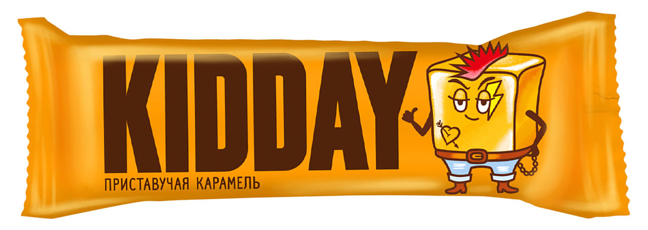 Батончик глазированный Kidday карамель, 40 г