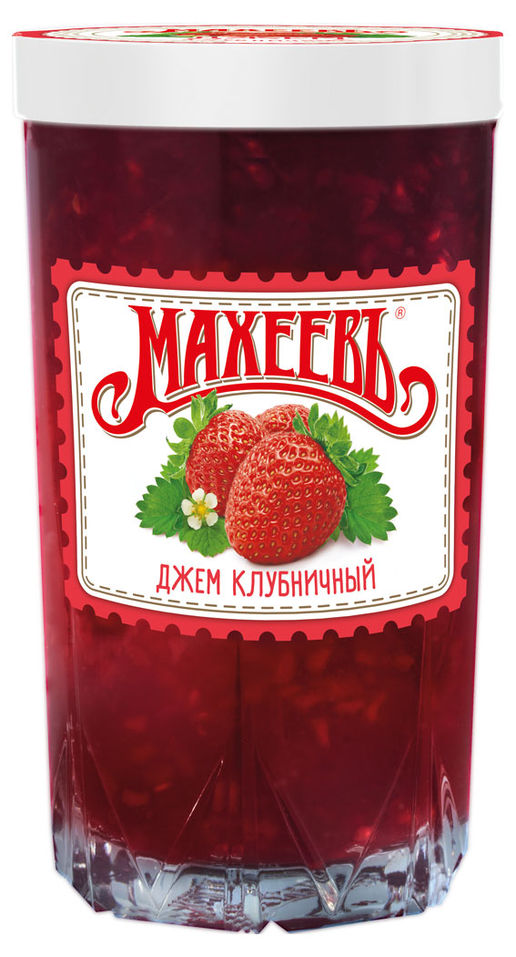 Джем «МАХЕЕВЪ» клубника, 400 г