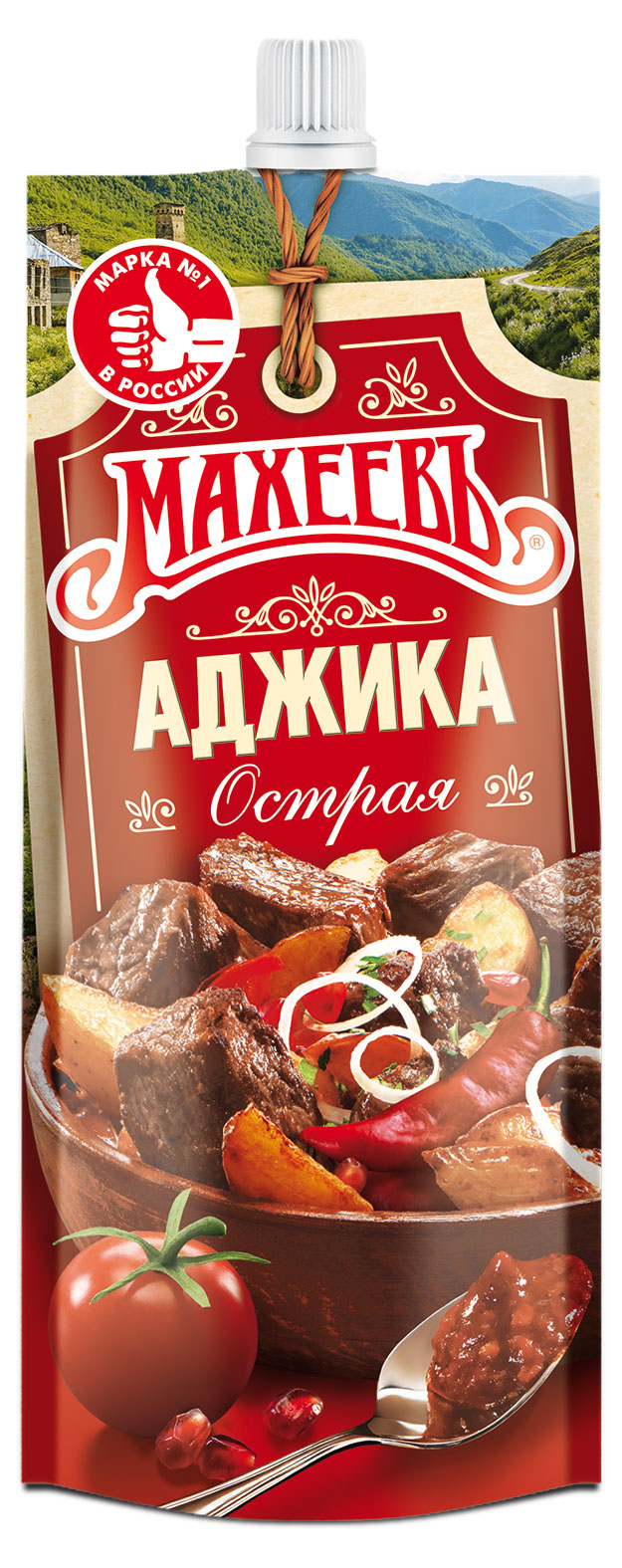 Аджика «МАХЕЕВЪ» Острая, 140 г