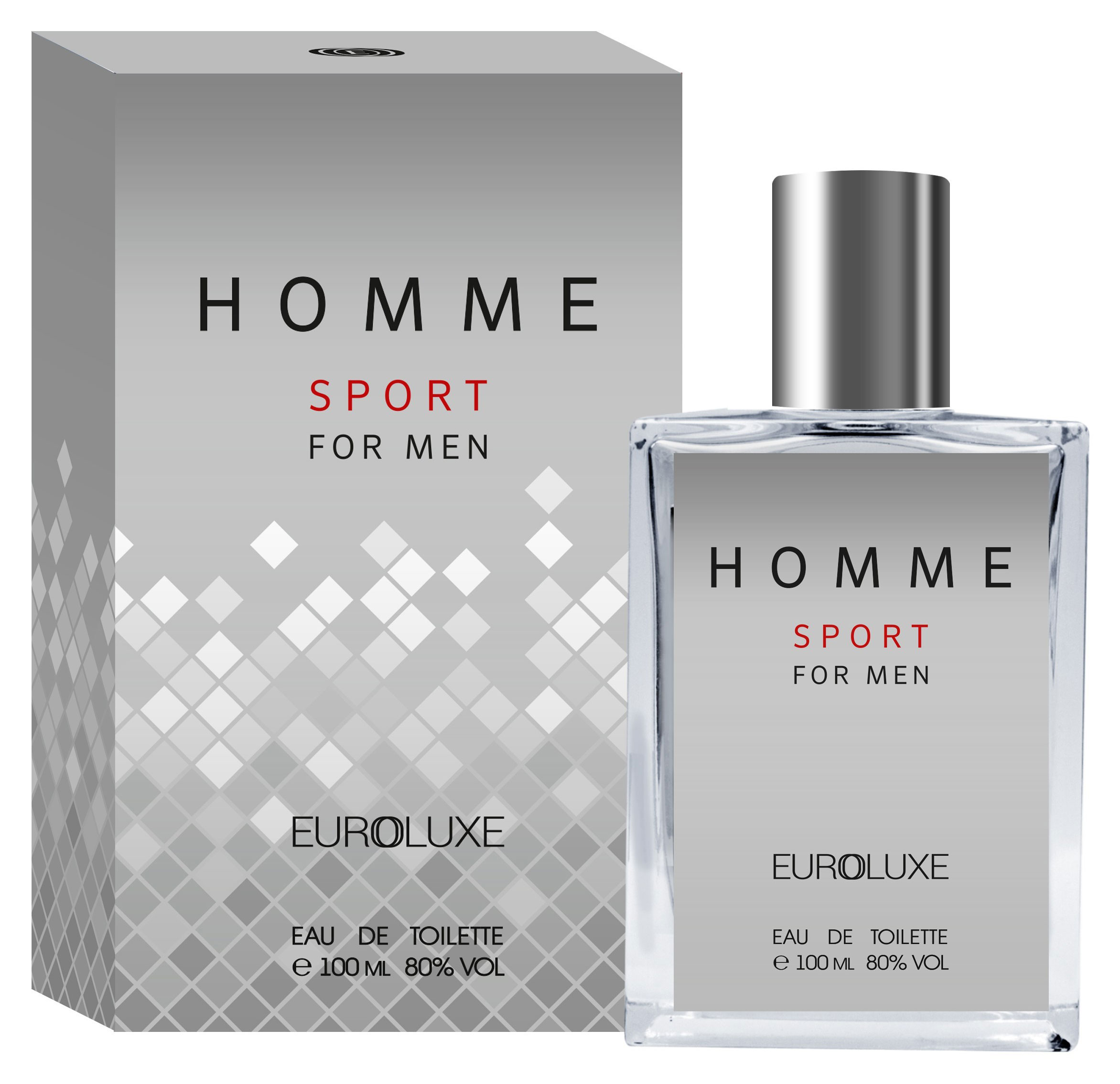 Туалетная вода мужская EUROLUXE Homme Sport, 100 мл