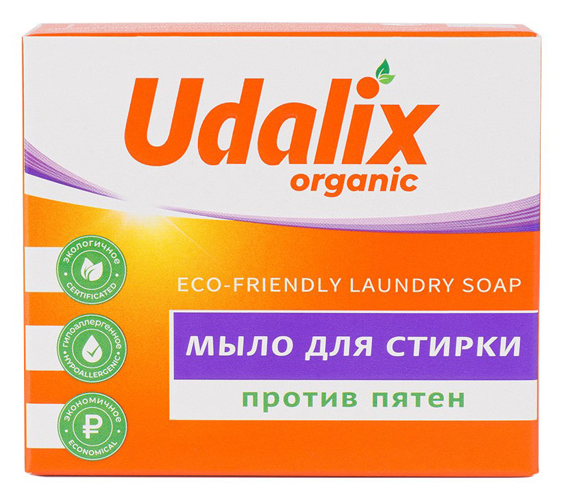 Udalix | Мыло-пятновыводитель для стирки Udalix против пятен, 90 г