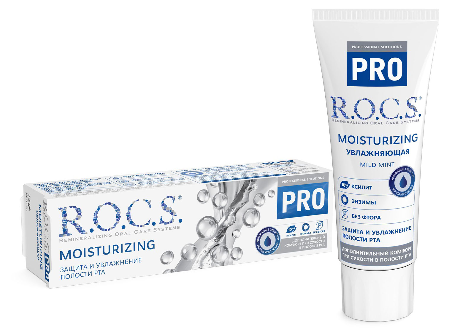 Зубная паста R.O.C.S. PRO Moisturizing Увлажняющая, 74 г