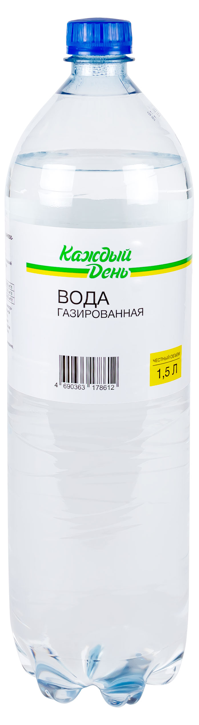 Вода питьевая «Каждый день» газированная, 1,5 л