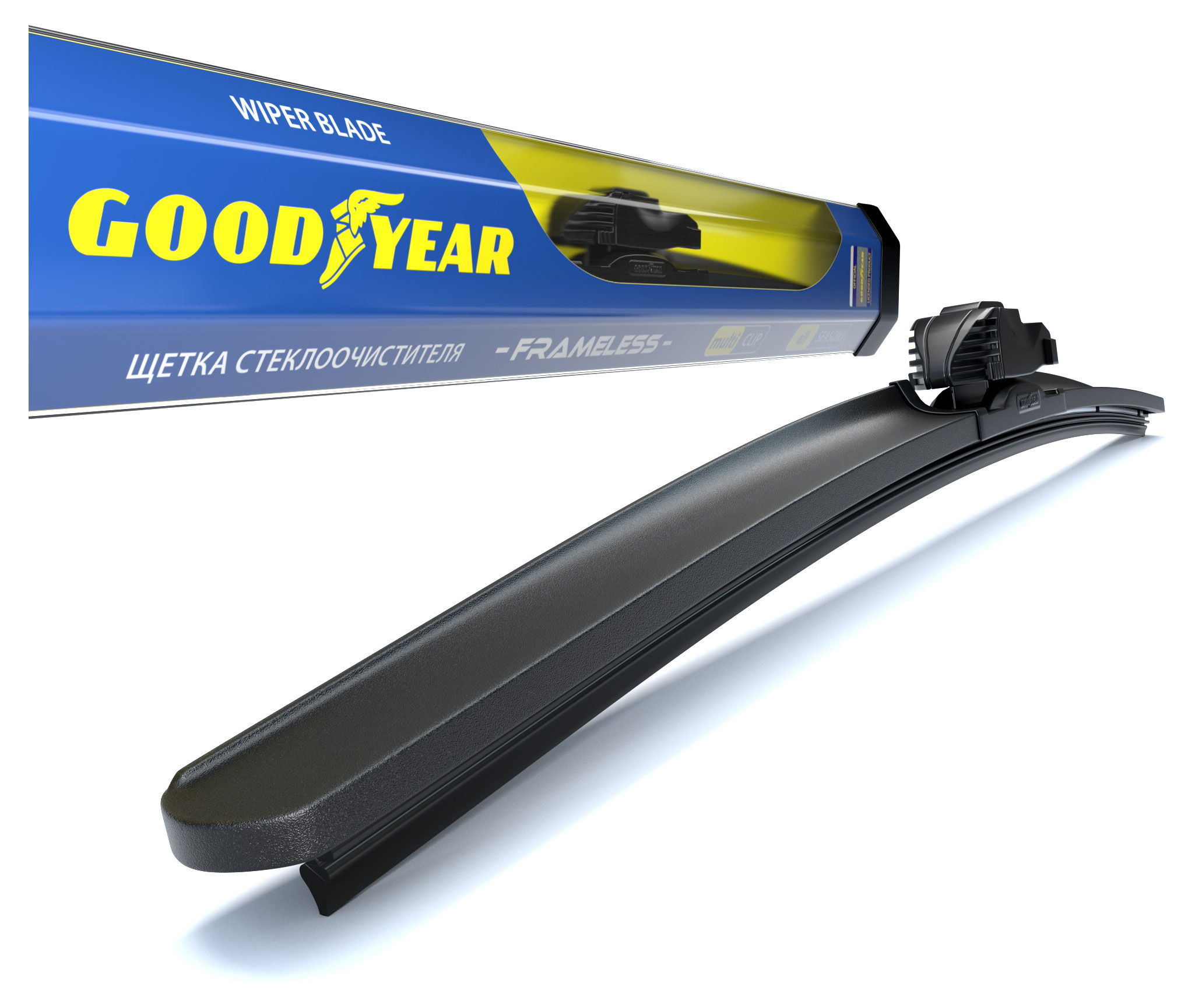 Щетка стеклоочистителя Goodyear Frameless бескаркасная 18, 1 шт