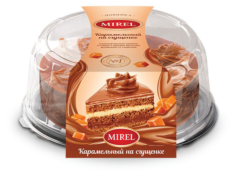 MIREL | Торт MIREL Карамельный на сгущенке, 700 г